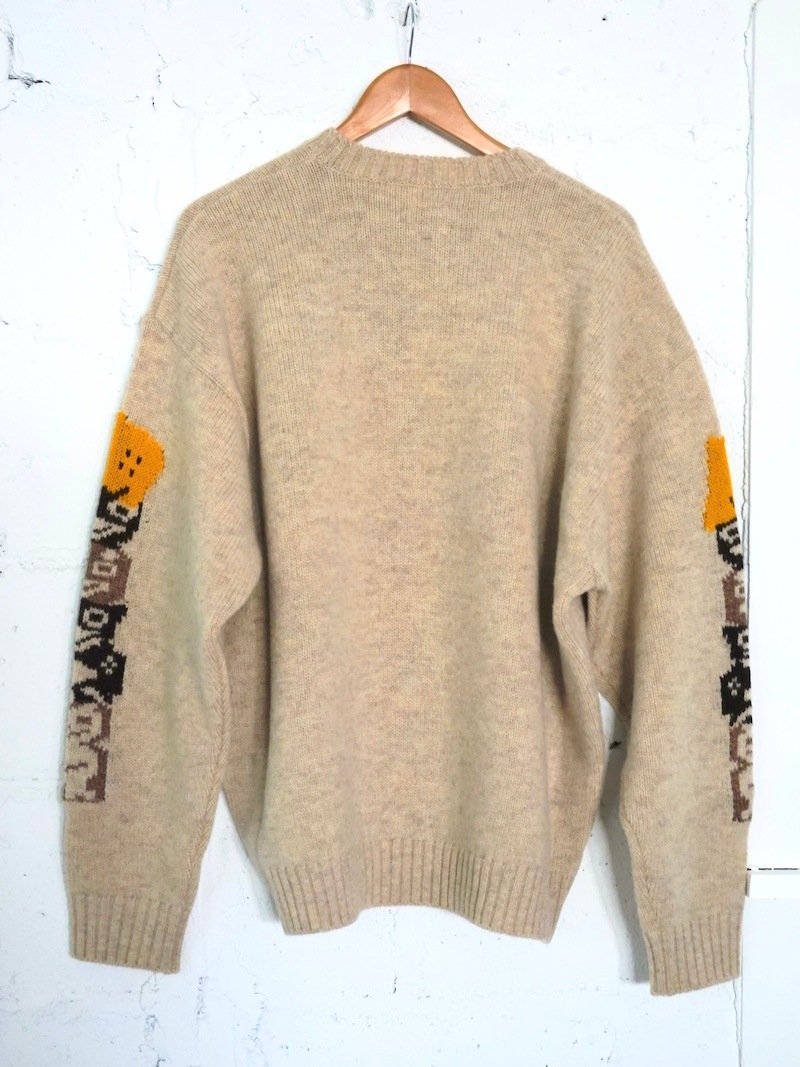 Kapitalパッチワーク クルーネック トレーナ) KAPITAL(キャピタル) /5Gウール PECKISHトーテムポール クルー