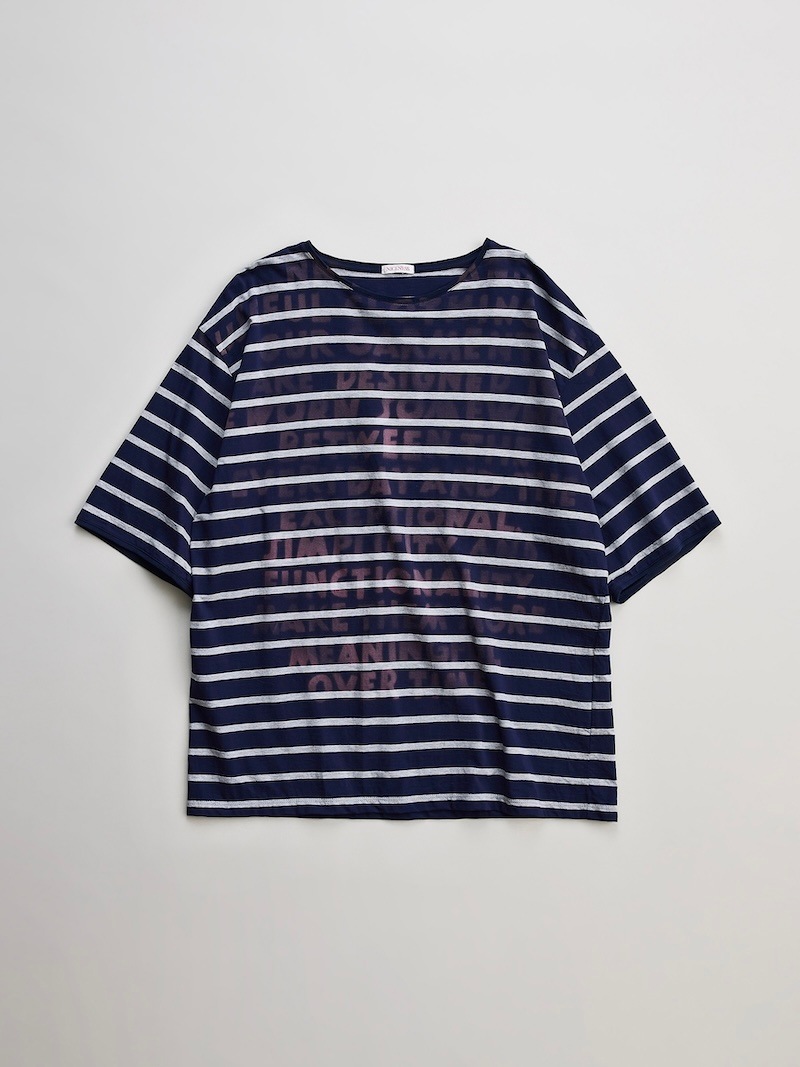 NICENESS(ナイスネス) / KARL / カール (ハンドステンシルブリーチ Tee (S/S)) / NAVY / 26SS