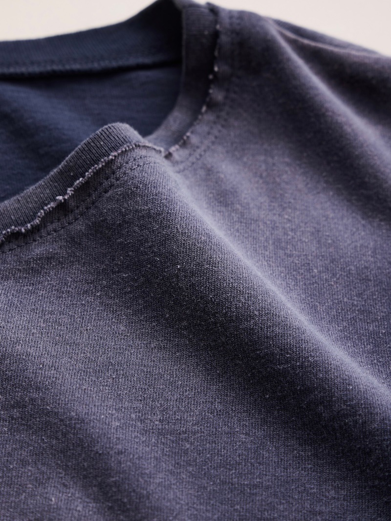 NICENESS(ナイスネス) / MCGEOCH / マッギオーク (カットオフスリーブチューブラーTシャツ) / NAVY / 26AW