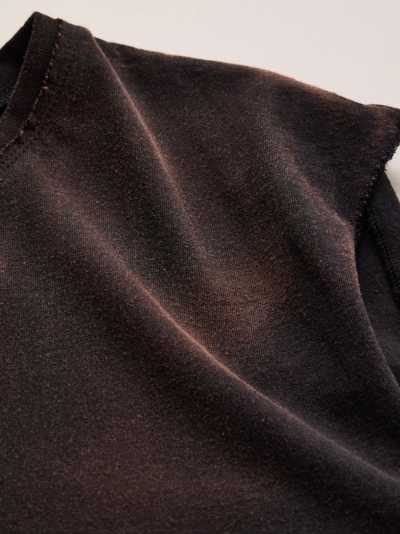 NICENESS(ナイスネス) / MCGEOCH / マッギオーク (カットオフスリーブチューブラーTシャツ) / BLACK / 26AW