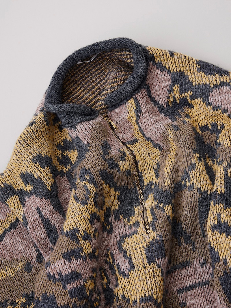 NICENESS(ナイスネス) / DERAIN / ドラン ( ハーフジップセーター ) / LEAF / 24AW  