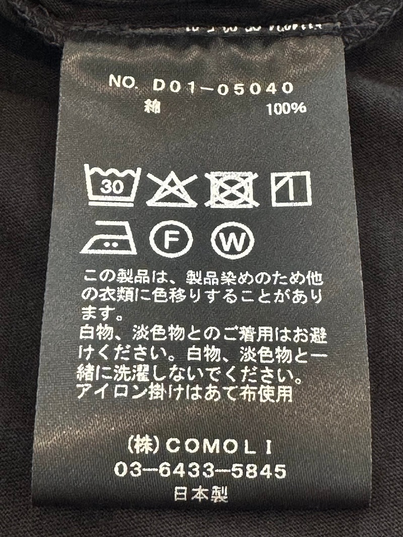 COMOLI(コモリ) / THIN コットン Tシャツ 26SS | 商品一覧,BRANDS,COMOLI
