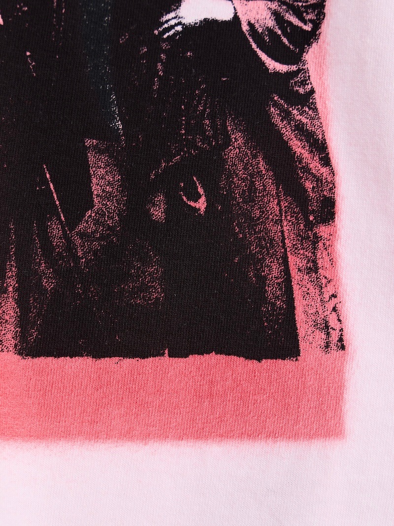 ナイスネス NICENESS ED PINK size L NICENESS(ナイスネス) / ED / エド (ハンドステンシルプリント Tee