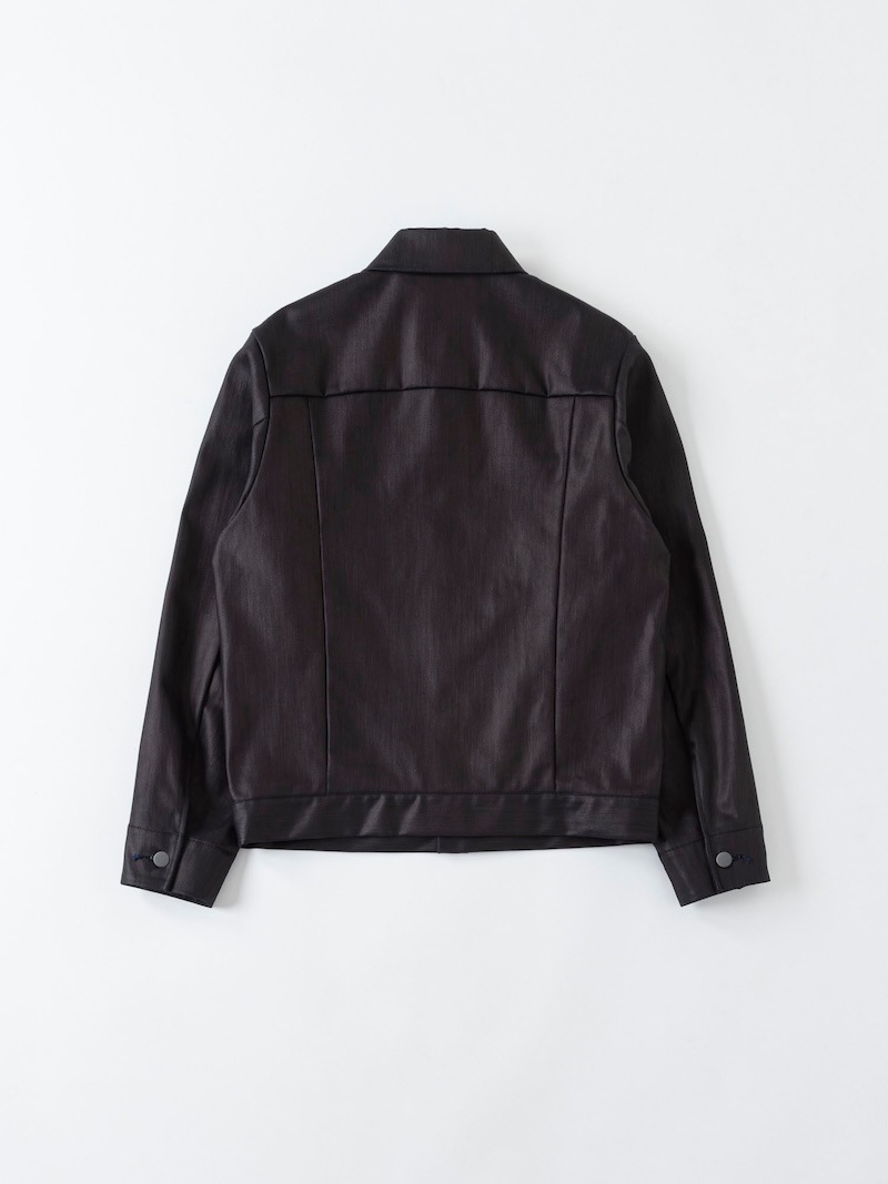 ジャケット・アウター ORIMI FAKE STUDDED TRUCKER Boke Flower' embroidered trucker jacket in japanese denim