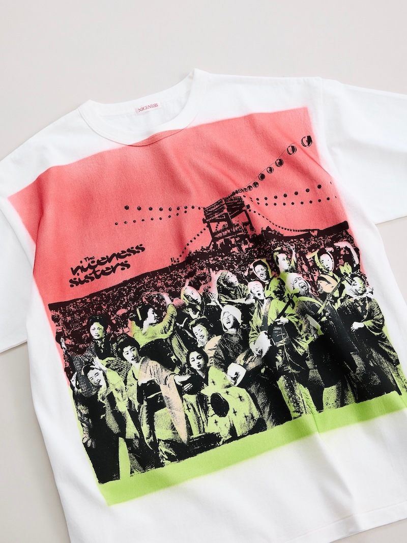 NICENESS(ナイスネス) / ED / エド (ハンドステンシルプリント Tee