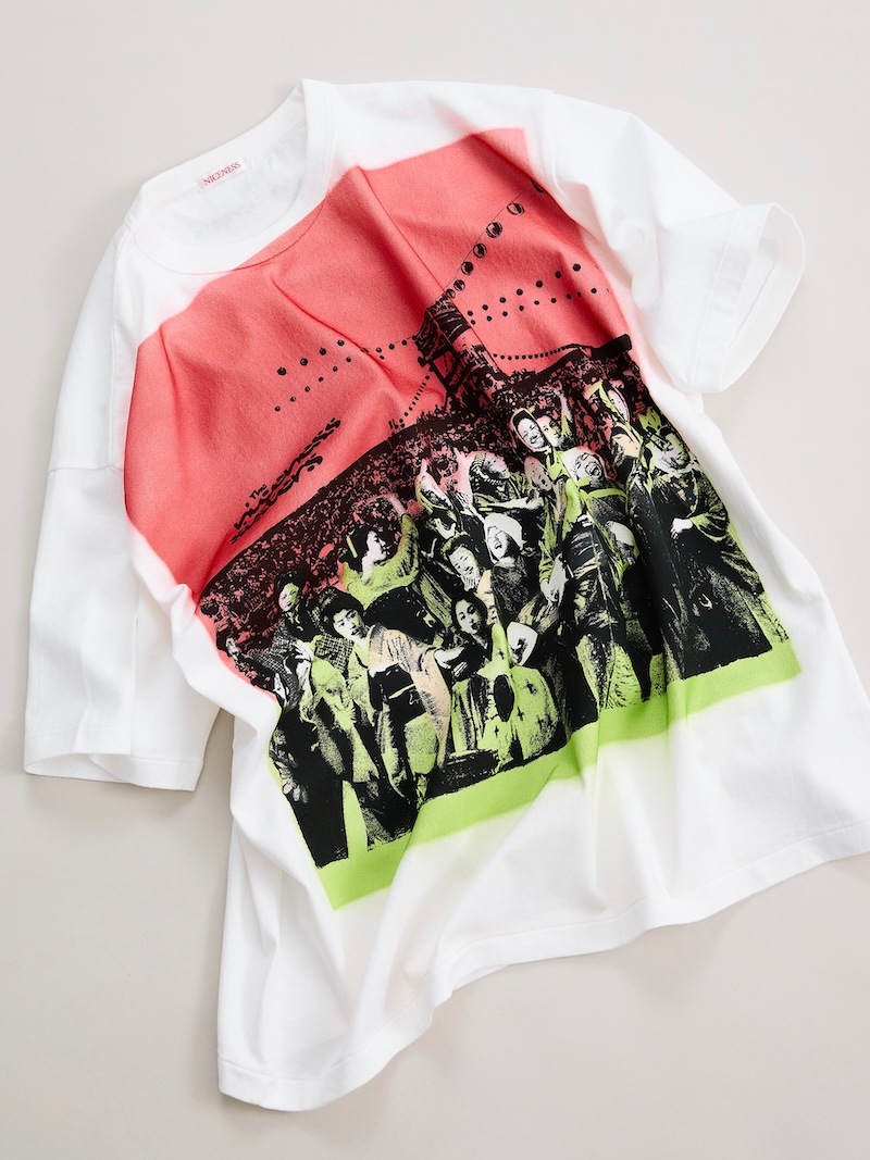NICENESS GEE.D A dresser別注1周年記念Tシャツ NICENESS(ナイスネス) / ED / エド (ハンドステンシルプリント Tee