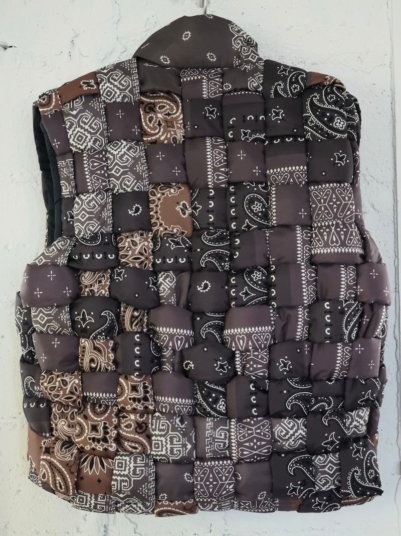 KAPITAL(キャピタル) / バンダナ転写ナイロン KEELウィービングベスト