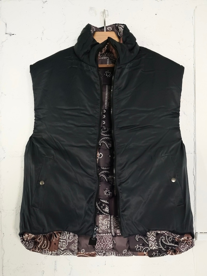 Kapital キャピタル ナイロンウィービングダウンベスト 楽天市場】新品未使用 KAPITAL キャピタル ダウンベスト バンダナ転写