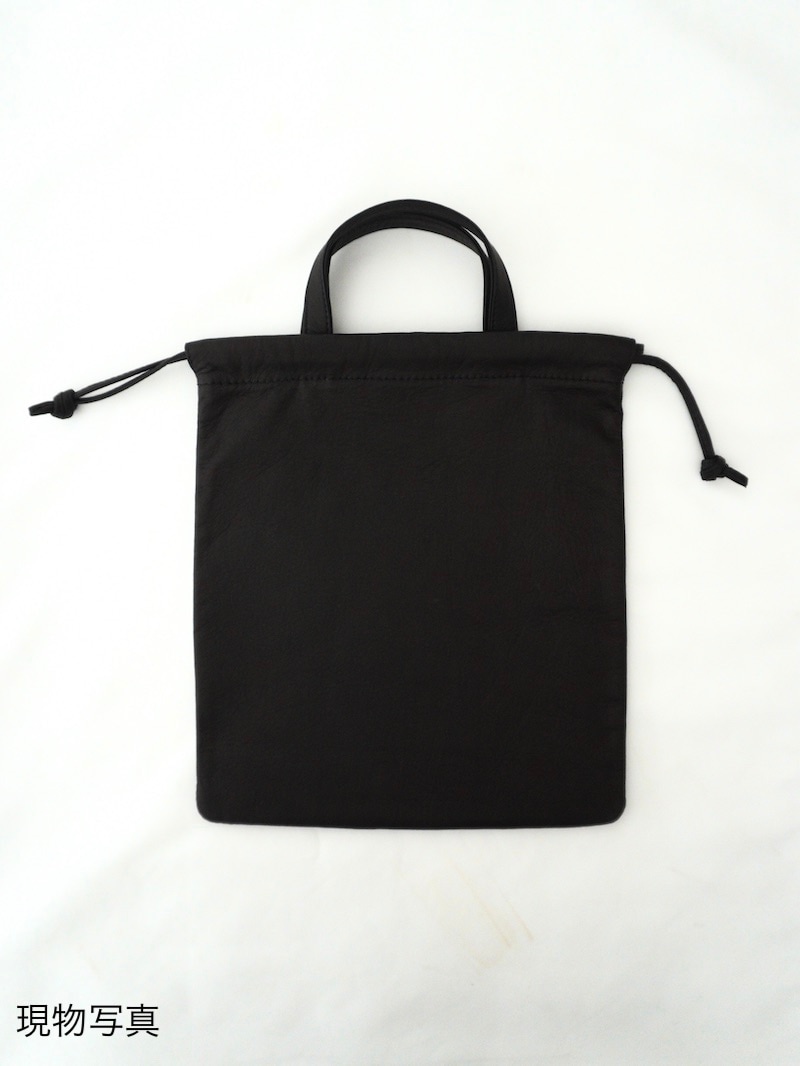 バッグ AETA DA76 DOUBLE FACED DRAWSTRING POUCH Double Faced DRAWSTRING POUCH : L #BLACK [DA76] – ciacura