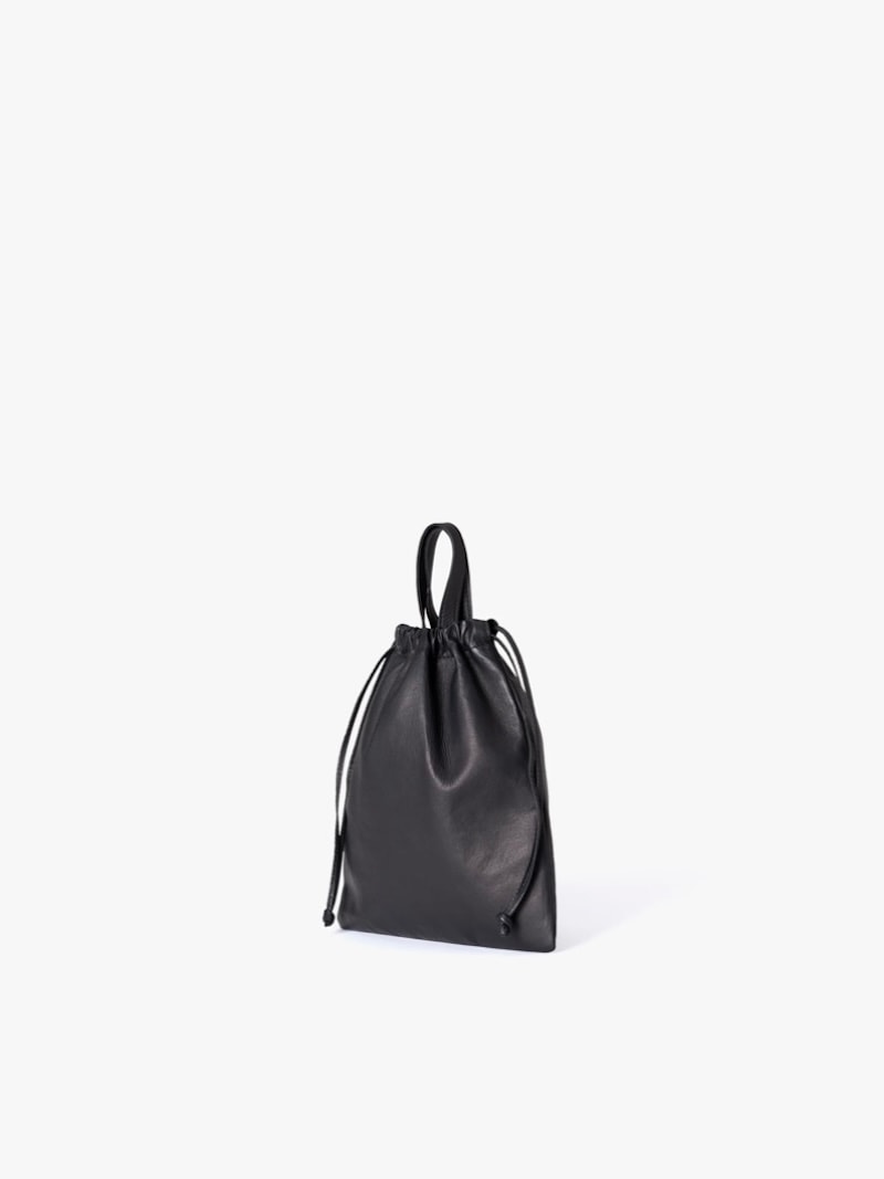 Aeta(アエタ) / DA114 DOUBLE FACED DRAWSTRING POUCH +HANDLE