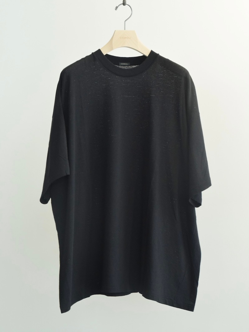 COMOLI(コモリ) / コットンメッシュ 半袖Tシャツ 26SS