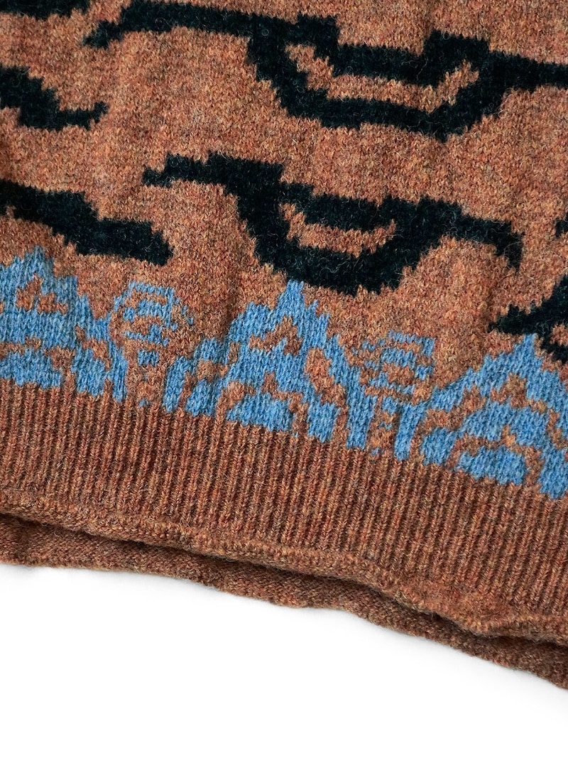 KAPITAL(キャピタル) / 7Gウール ネパールタイガークルーセーター 25AW