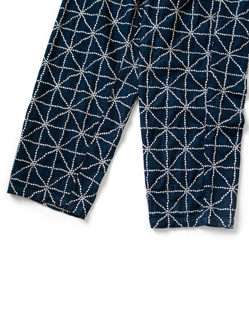 kapital キャピタル　刺繍　ダメージ　デニム KAPITAL（キャピタル） 刺し子デニムパンツ インディゴ サイズ：0