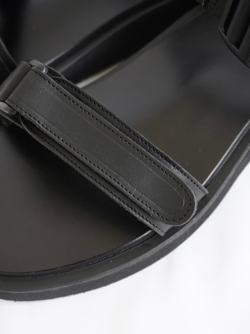 FOOTWORKS / New Sandals with Velcro Straps in Smooth Leather / MENS / 25SS