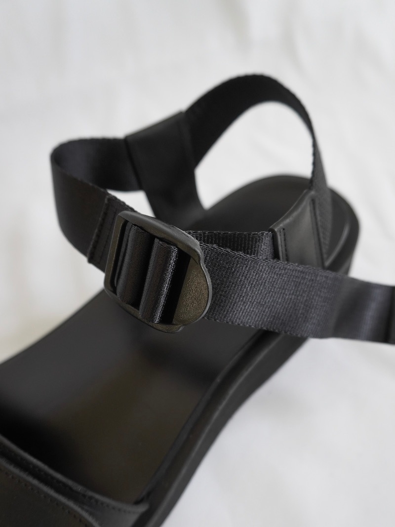 FOOTWORKS / New Sandals with Velcro Straps in Smooth Leather / MENS / 25SS