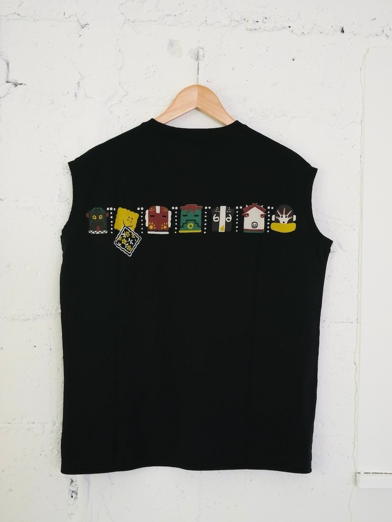 KAPITAL - KAPITAL 天竺4フラッグス ポケット S 半袖Ｔシャツ カットソー ブラック レディース キャピタル【中古】5-0706S∞ KAPITAL 天竺4フラッグス ポケット S 半袖Tシャツ カットソー