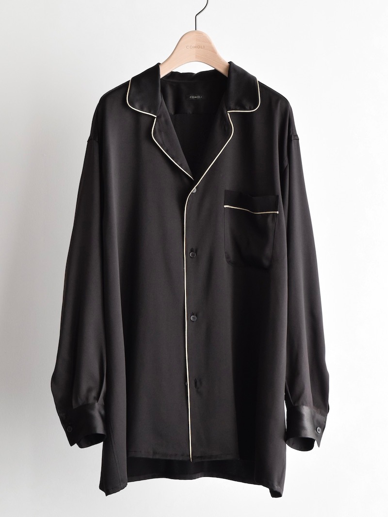 COMOLI(コモリ) / シルク パジャマシャツ 25AW