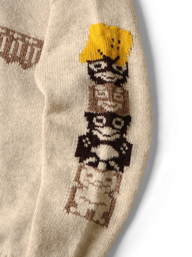 KAPITAL(キャピタル) / 5G ウール PECKISHトーテムポール ハイネック