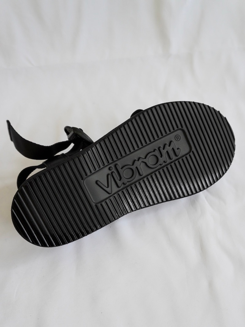 FOOTWORKS / New Sandals with Velcro Straps in Smooth Leather