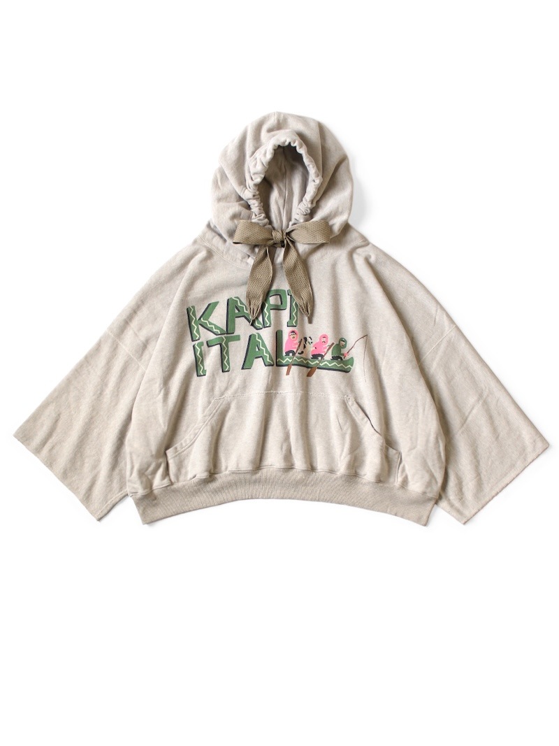 KAPITAL(キャピタル) / TOP 裏毛 デビルフードパーカー (カヌー