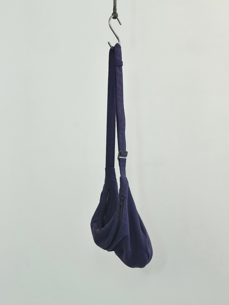 COMOLI(コモリ) / シルクネップ ウエストバッグ / PURPLE 26SS