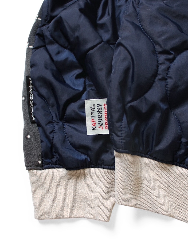 KAPITAL(キャピタル) / 裏毛 バンダナ柄ビバークフードブルゾン 25AW