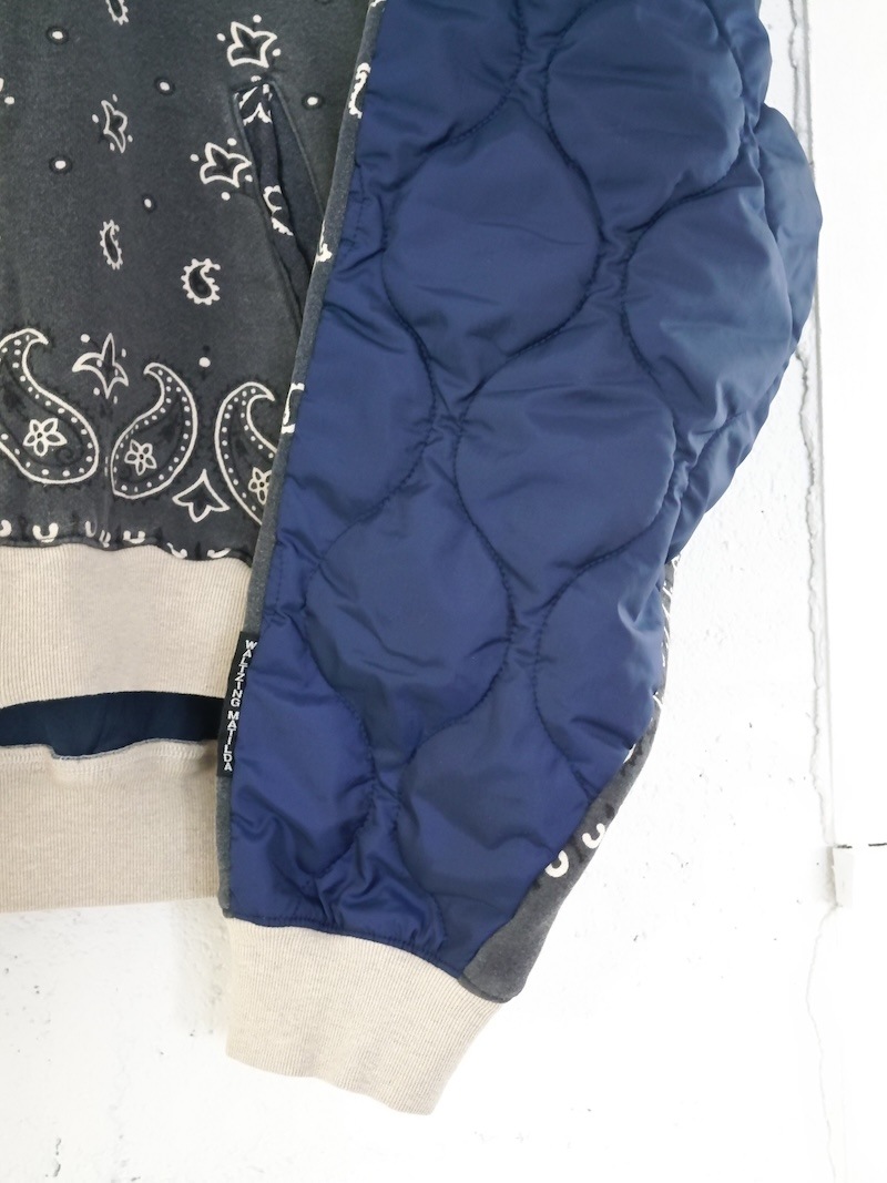 KAPITAL(キャピタル) / 裏毛 バンダナ柄ビバークフードブルゾン / 25AW