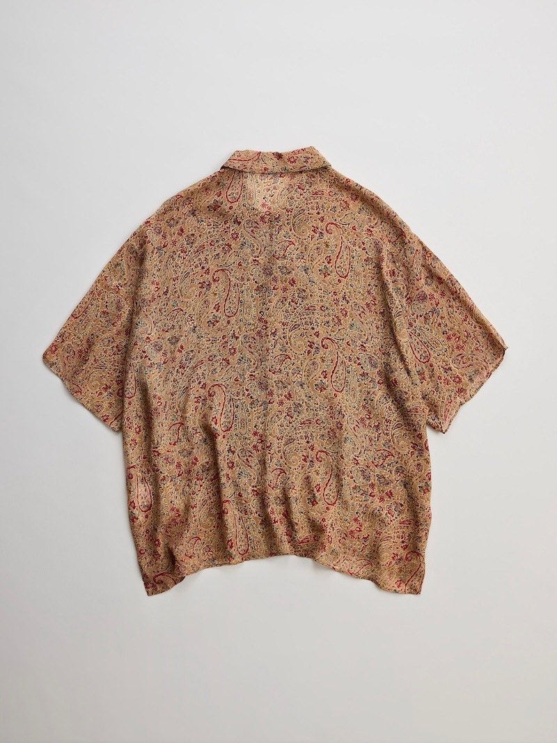 NICENESS(ナイスネス) / JOSHUA / ジョシュア (シルクシフォン オープンカラーシャツ) / 26SS