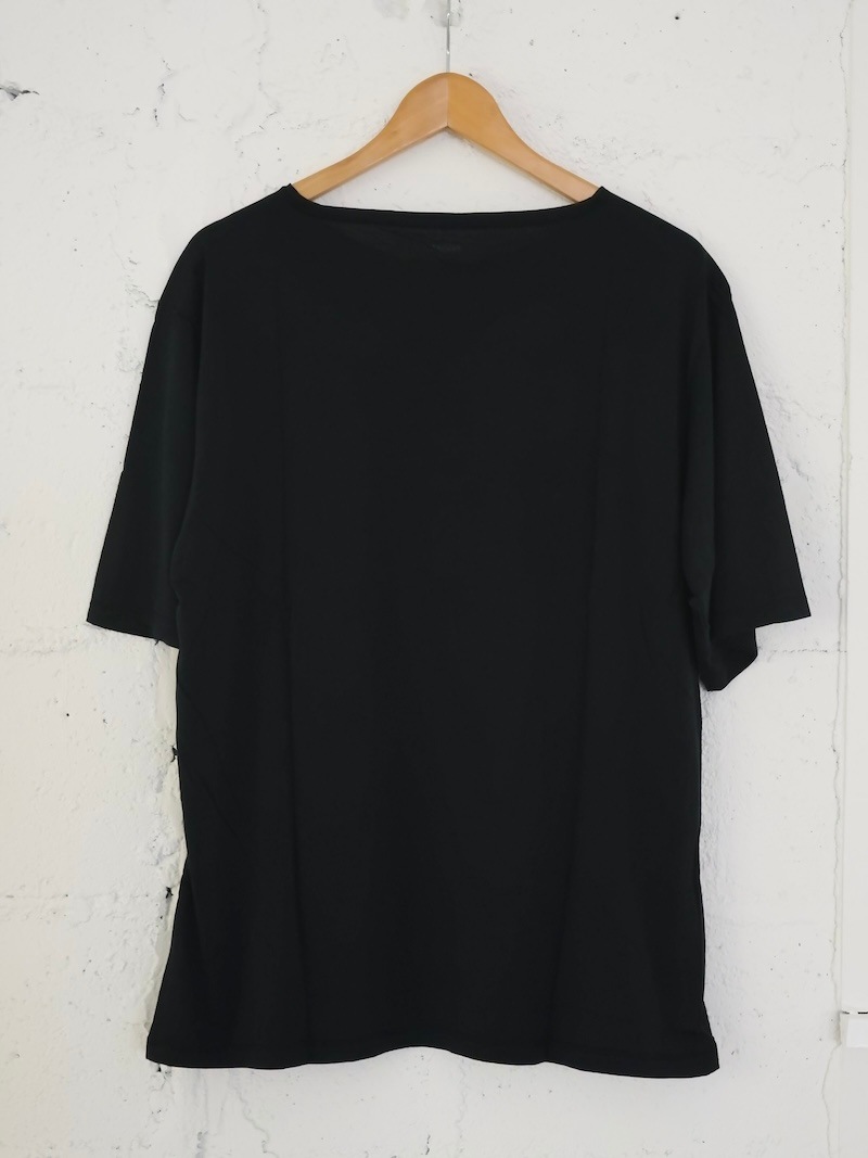 BISOWN (ビソウン) / 120/2 COTTON CREWNECK TEE / BLACK / 26SS