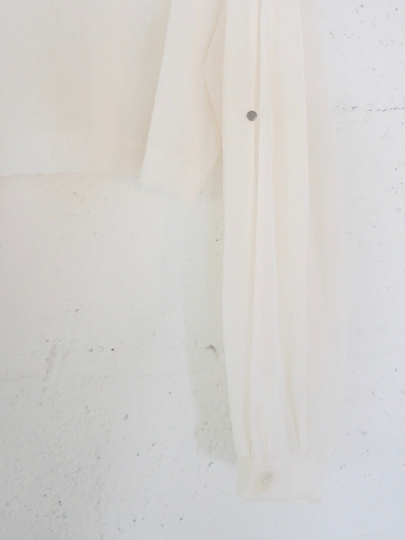 【あや】RIM.ARK Design sleeve SH ホワイト RIM.ARK | Layered no sleeve SH (SHIRTS & BLOUSES ) |RIM.ARK
