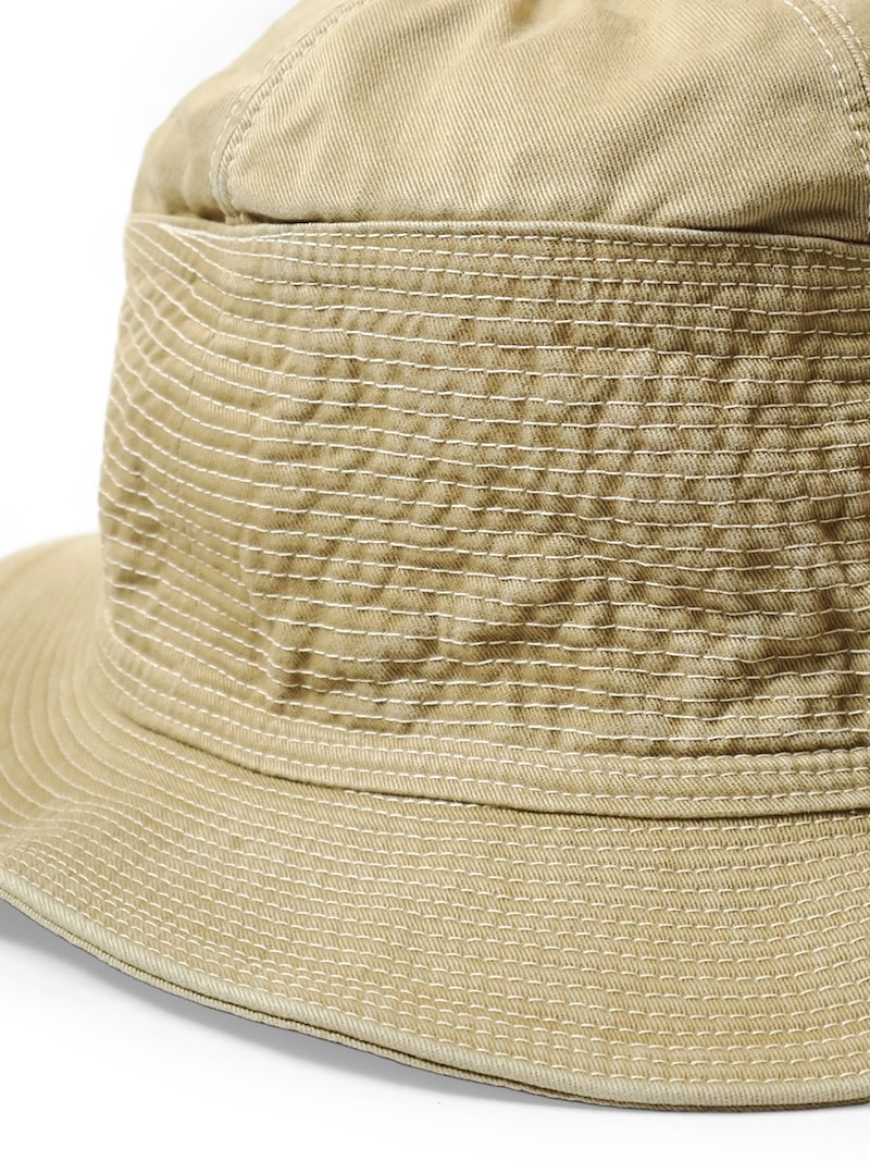 KAPITAL ベージュ バケットハット　老人と海 KAPITAL(キャピタル) / チノ 老人と海HAT / ベージュ / 25AW | 商品