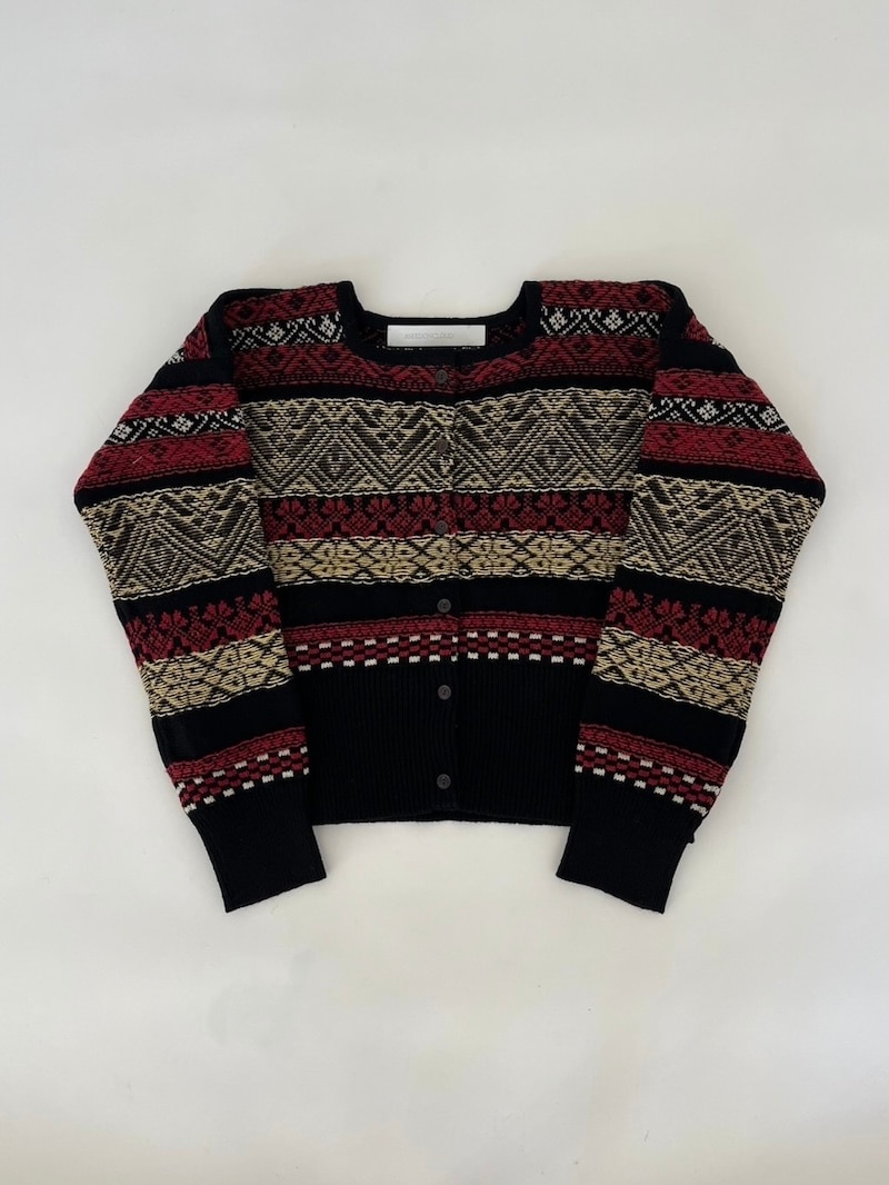 ASEEDONCLOUD(アシードンクラウド) / Seiyako jacquard cardigan 25AW