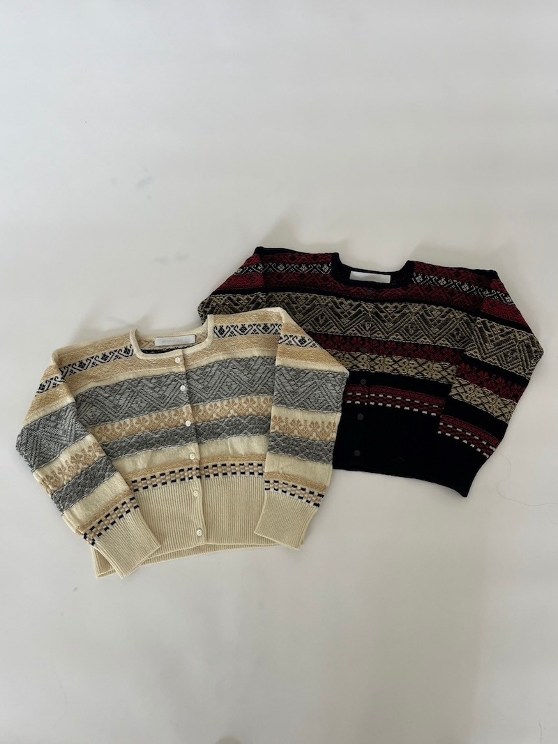 ASEEDONCLOUD(アシードンクラウド) / Seiyako jacquard cardigan 25AW