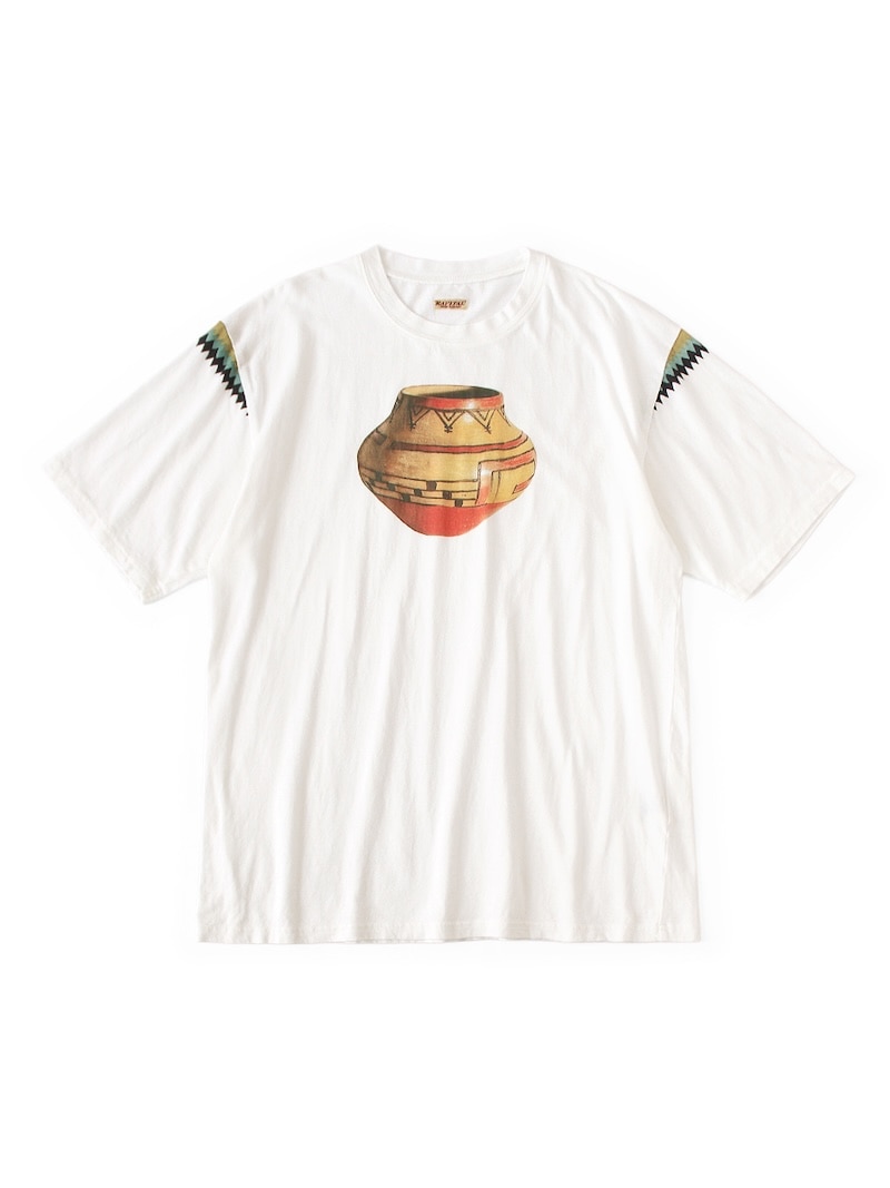 KAPITAL(キャピタル) / 20/-天竺 クルーPAW-WAW-T(ビーンポットpt) / 26SS