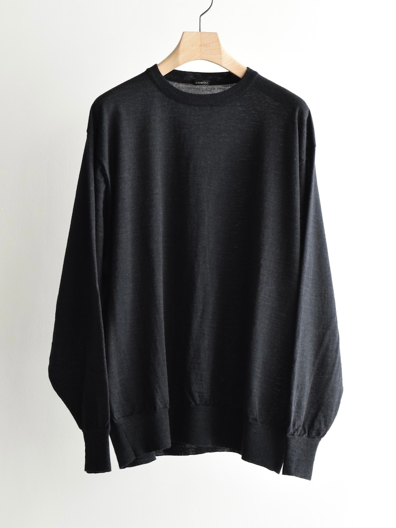 COMOLI(コモリ) / ラムズウール クルーネックニット 25AW サイズ2 COMOLI(コモリ) / ラムズウール クルーネックニット 25AW サイズ2