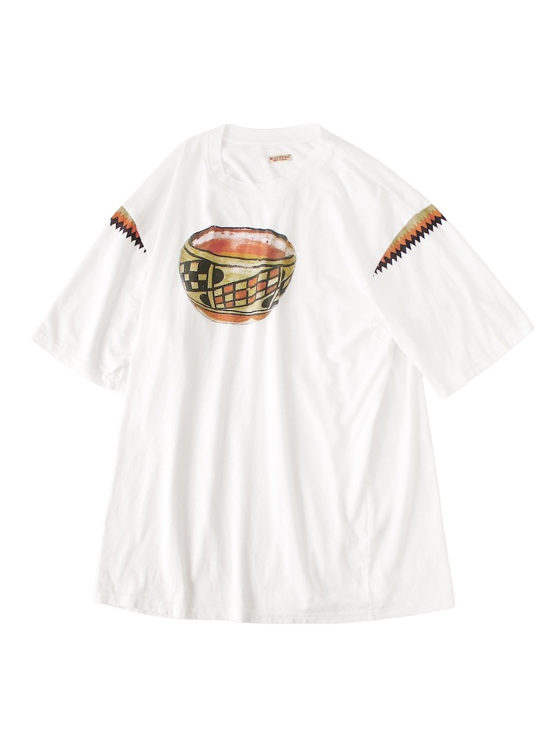 KAPITAL(キャピタル) / 20/-天竺 クルーPAW-WAW-T(メディスンポットpt) / 26SS