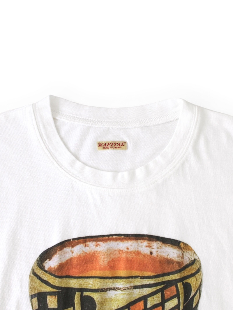 KAPITAL(キャピタル) / 20/-天竺 クルーPAW-WAW-T(メディスンポットpt) / 26SS