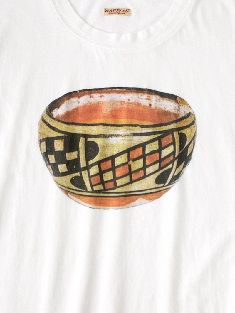 KAPITAL(キャピタル) / 20/-天竺 クルーPAW-WAW-T(メディスンポットpt) / 26SS