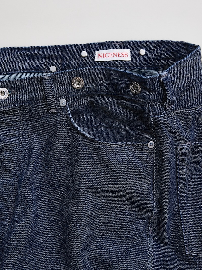 NICENESS(ナイスネス) / SHARKY / シャーキー (ロウデニム ツイストジーンズ) / 26SS