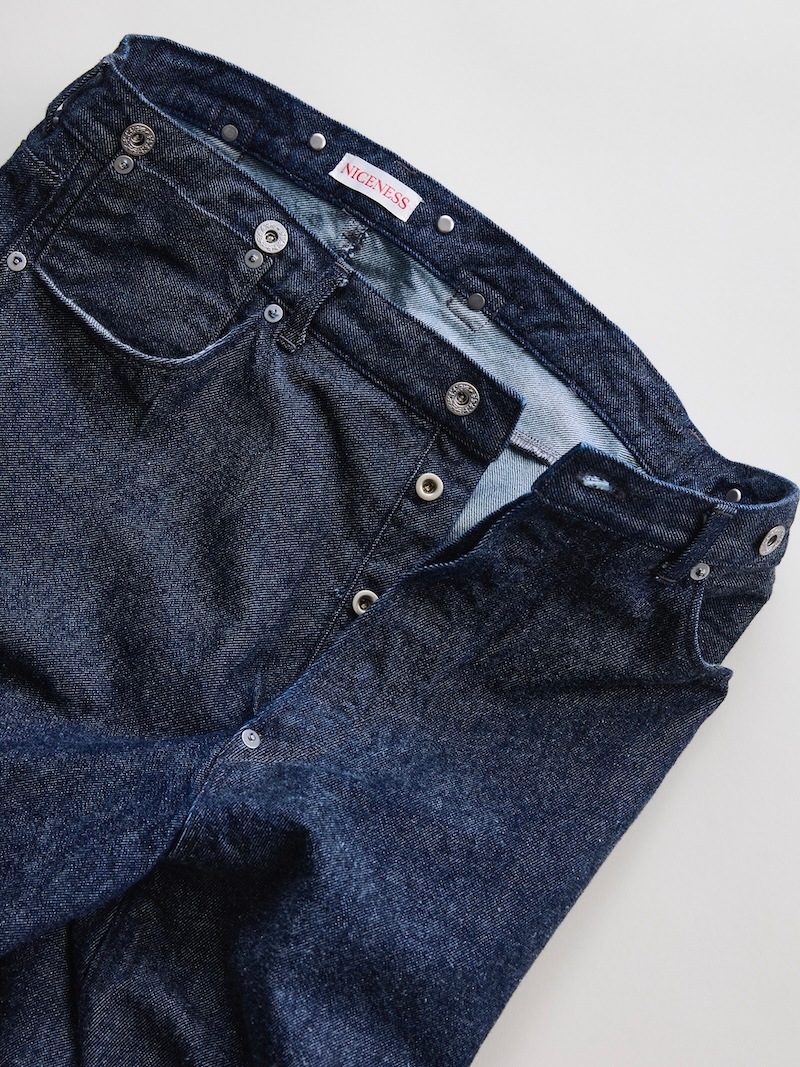 NICENESS(ナイスネス) / SHARKY / シャーキー (ロウデニム ツイストジーンズ) / 26SS