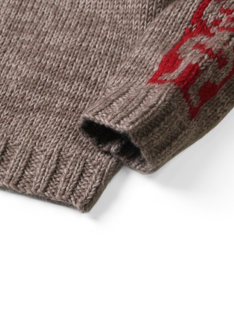 KAPITAL(キャピタル) / ハンドニット PECKISHトーテムポール カウチン