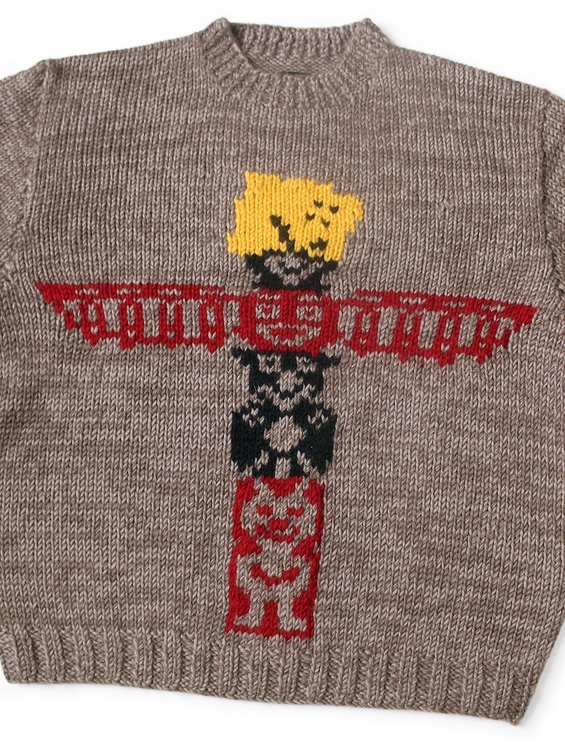 KAPITAL(キャピタル) / ハンドニット PECKISHトーテムポール カウチン