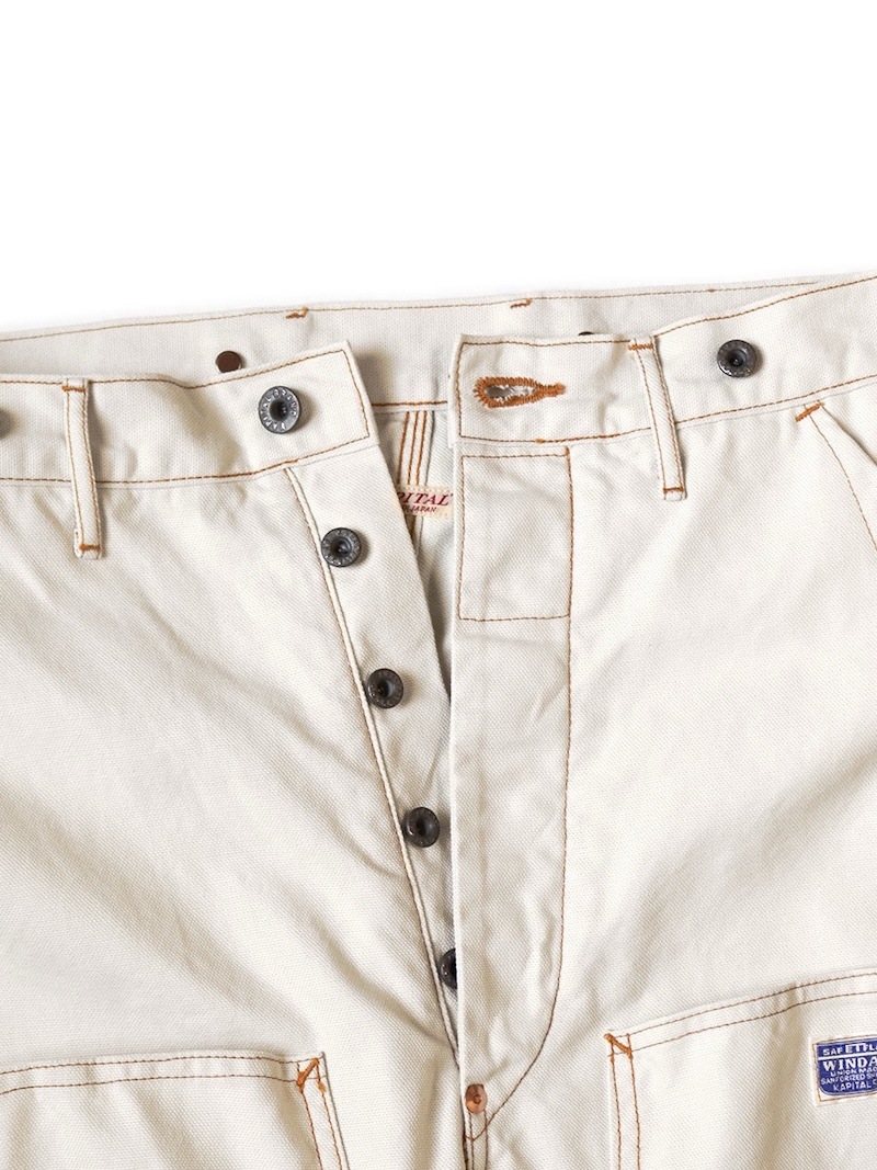 KAPITAL 薄キャンバスランバーパンツ　キナリ KAPITAL(キャピタル) / 薄キャンバス ランバーパンツ / キナリ / 25AW