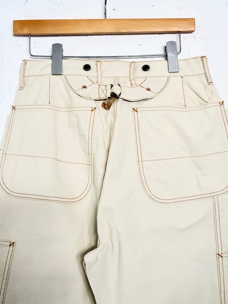 KAPITAL(キャピタル) / 薄キャンバス ランバーパンツ / キナリ / 25AW