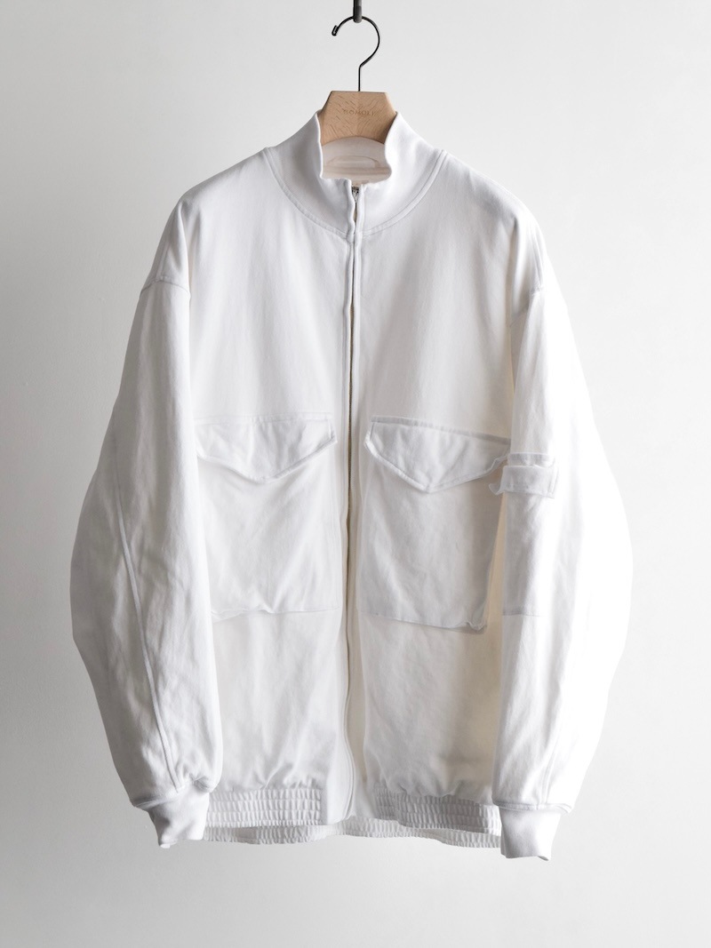 COMOLI(コモリ) / コットンジャージ G8ジャケット / WHITE 25AW