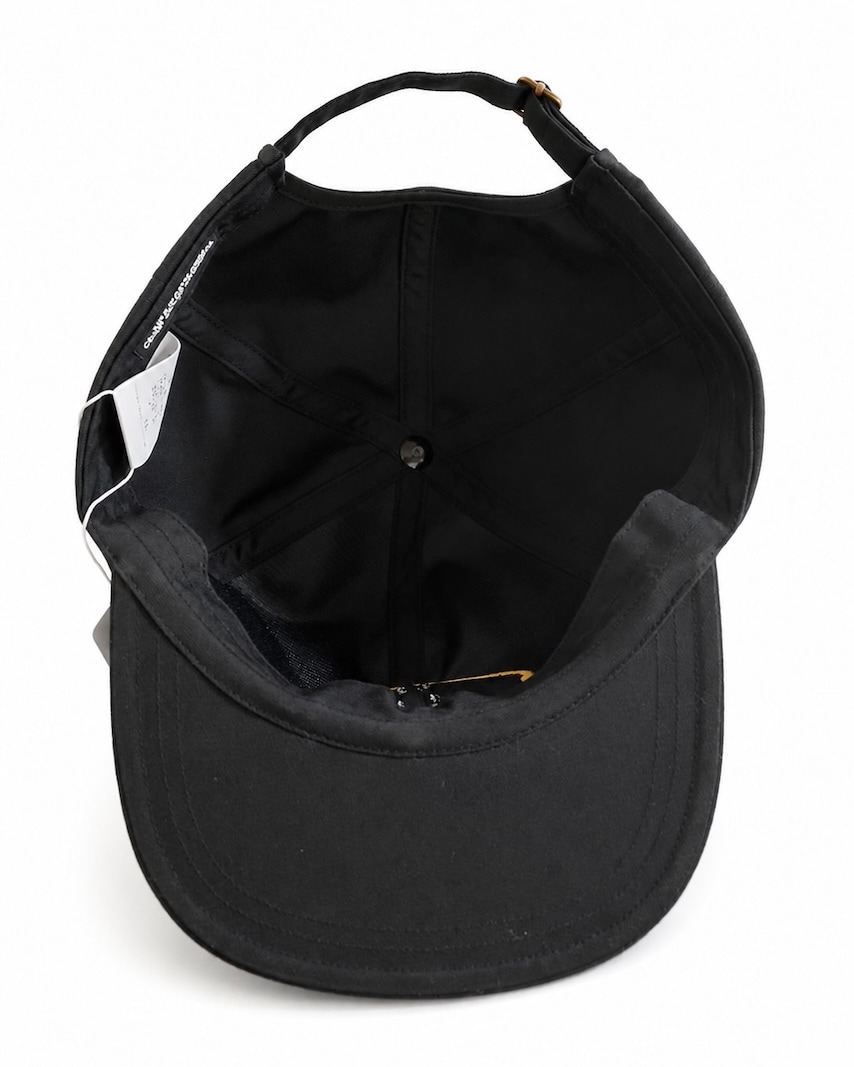 KAPITAL(キャピタル) / チノ ベースボールCAP(PECKISH PEACE刺繍) / ブラック / 26SS  