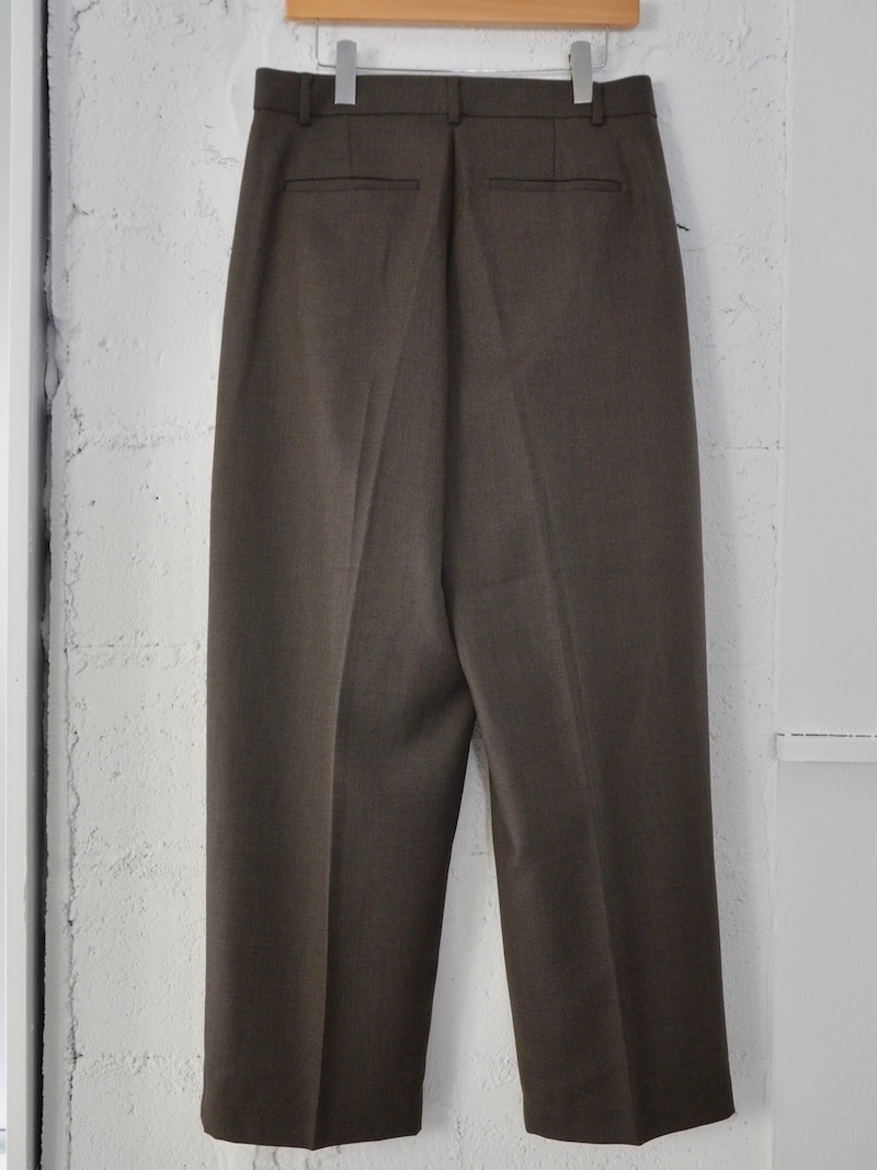 BISOWN (ビソウン) / MIDDLEWOOL DEEPTUCK TROUSERS 25AW | 商品一覧