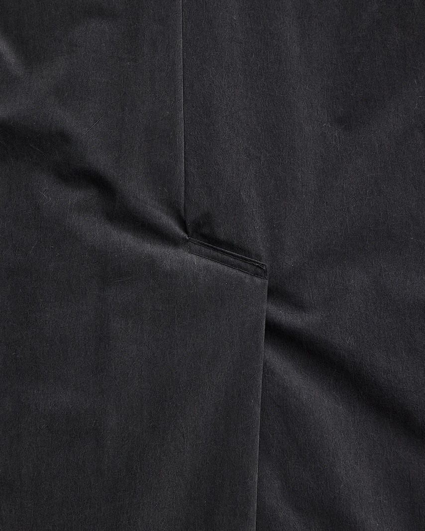 NICENESS(ナイスネス) / ROWAN / ローワン (縮絨ナイロンパデッドロングコート) / GRAY / 26AW