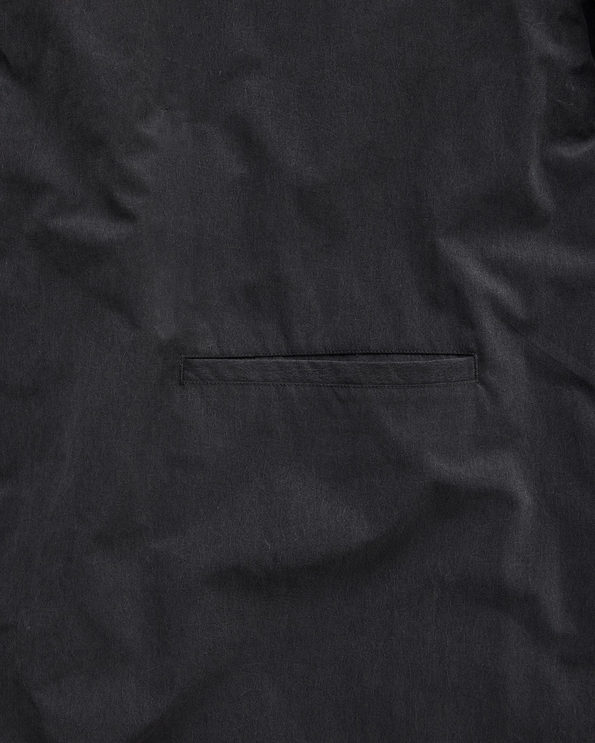 NICENESS(ナイスネス) / ROWAN / ローワン (縮絨ナイロンパデッドロングコート) / GRAY / 26AW