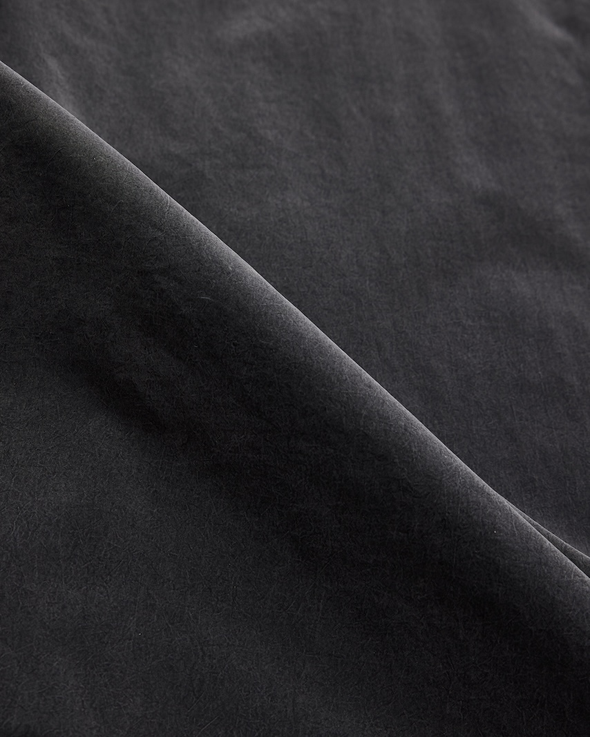 NICENESS(ナイスネス) / ROWAN / ローワン (縮絨ナイロンパデッドロングコート) / GRAY / 26AW